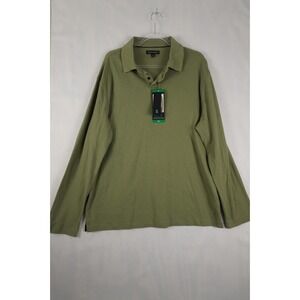 Banana Republic Men's Long-Sleeve Luxe Touch Polo Green Size XL NWT